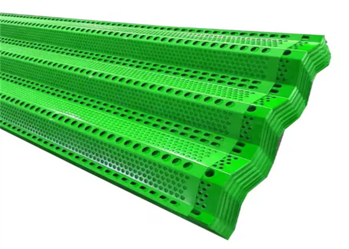 녹색 색상 항 자외선 젤리화 된 바람 방지 울타리 패널 석탄에 대한 기상 방지