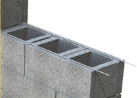 직류 전기로 자극된 블록 사다리 콘크리트 철근 와이어 메쉬 150 밀리미터 폭